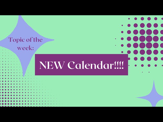 MCOM Insights: NEW Calendar!