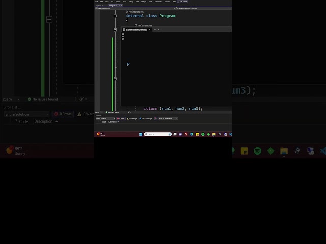 Return Multiple Values from a function in DotNet (C#)