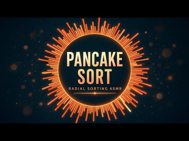 Circular Pancake Sort | Radial Algorithm Visualization