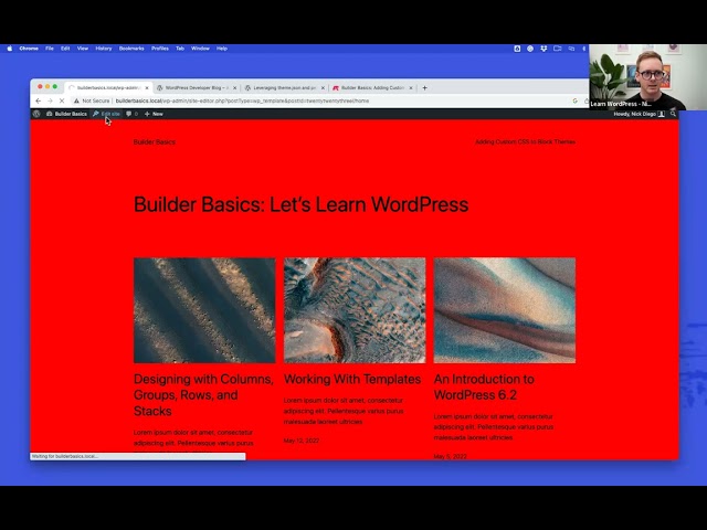 Builder Basics: Adding Custom CSS to Block Themes