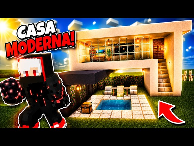 🏠 ¡Construí una CASA MODERNA INCREÍBLE en Minecraft! ✨ | Tutorial Fácil