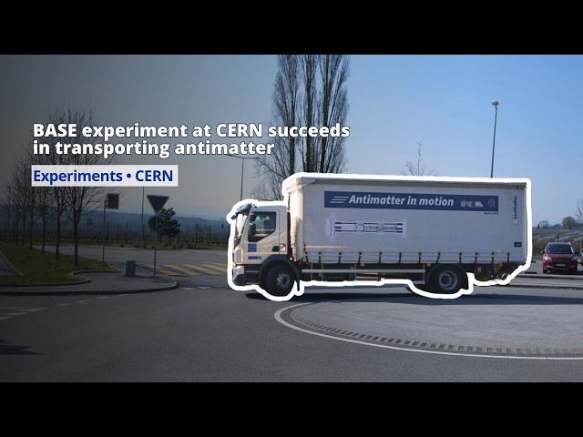 BASE experiment at CERN succeeds in transporting antimatter