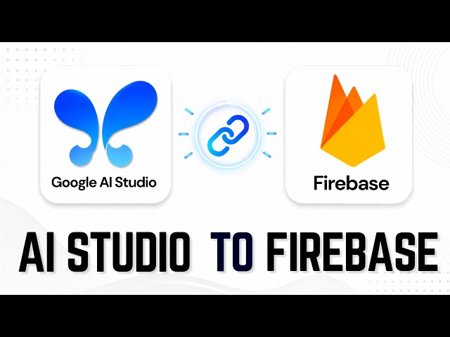 How to Connect Google AI Studio to Firebase | Google Ai Studio And Firebase Setup