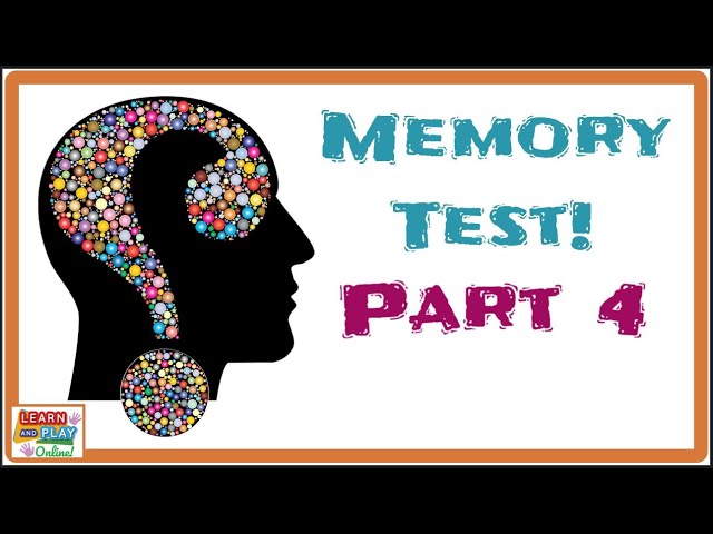 FUN Memory Test #4- Brain Break Activity