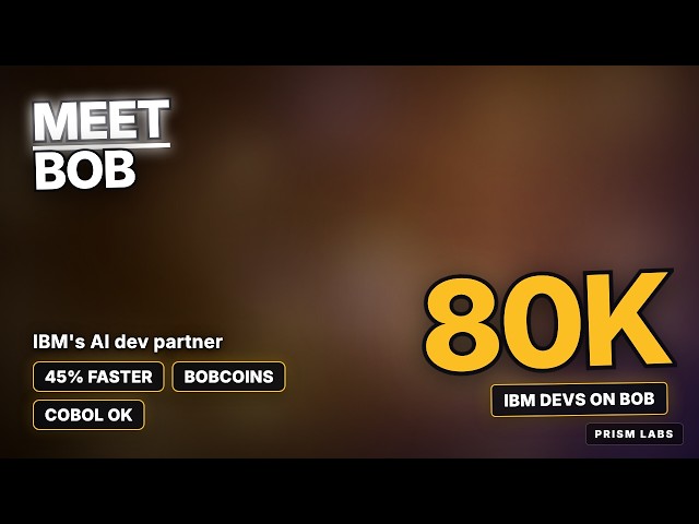 Stop Sleeping on IBM Bob — 80,000 Devs Already Use It
