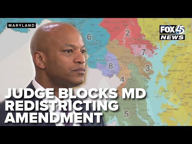 Judge blocks MD redistricting amendment, calls ballot language 'misleading'