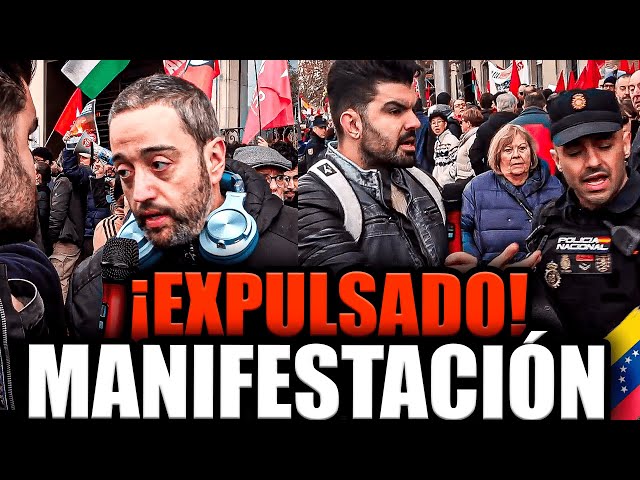 Pro-Maduro demonstration: They attacked me and the police expelled me!! 🔴 Interviews with communi...