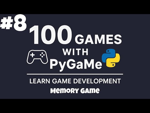I Made a Memory Game in Pygame! 🧠 | Part 8 of My Game Dev Series