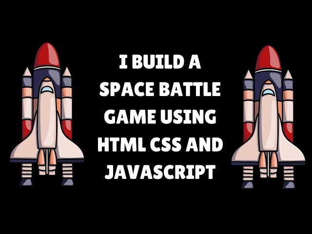 I Built a Game Using ONLY HTML CSS and JavaScript