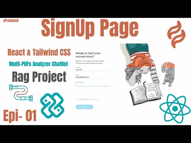 Build a Signup Page for a RAG Chatbot App | Episode 1