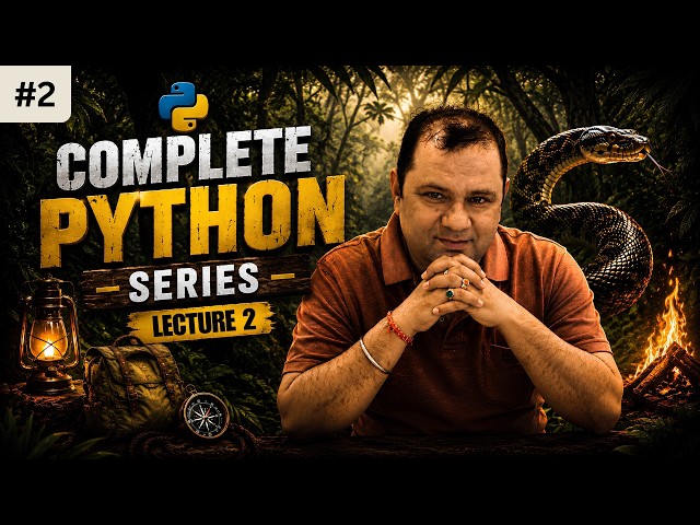 🐍 Complete Python Programming Series | Beginner to Advanced | Lecture 2