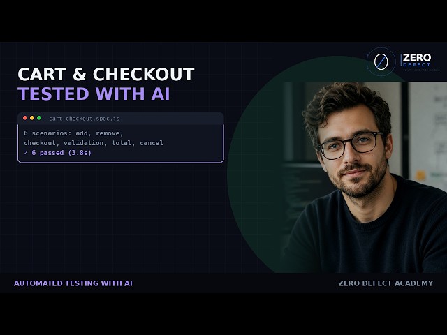 Testing a Shopping Cart & Checkout Flow with AI (Prompts + Code + Results)