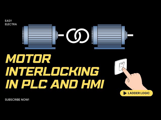 Motor Interlocking in PLC | Live Programming & HMI Demo