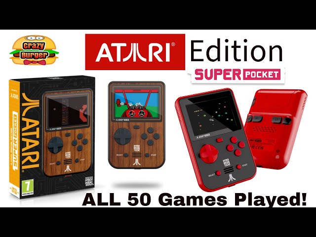 Super Pocket Atari Edition - ALL 50 Games Played!