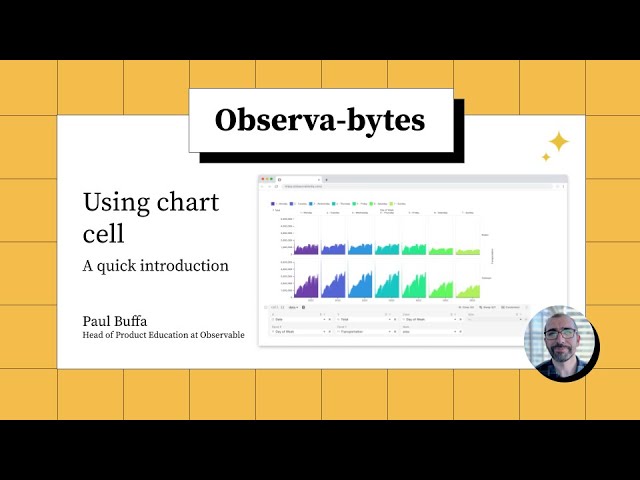 Introduction to using the Observable Chart cell