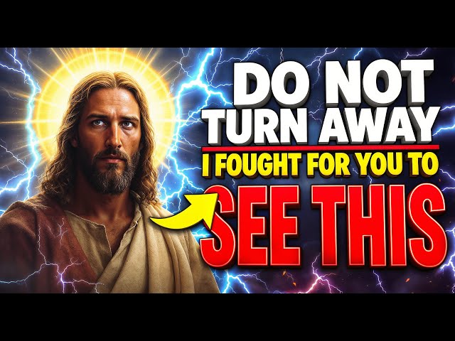 🔴God Says: WE NEED TO TALK RIGHT NOW... | Gods message for you Today | God Message Today