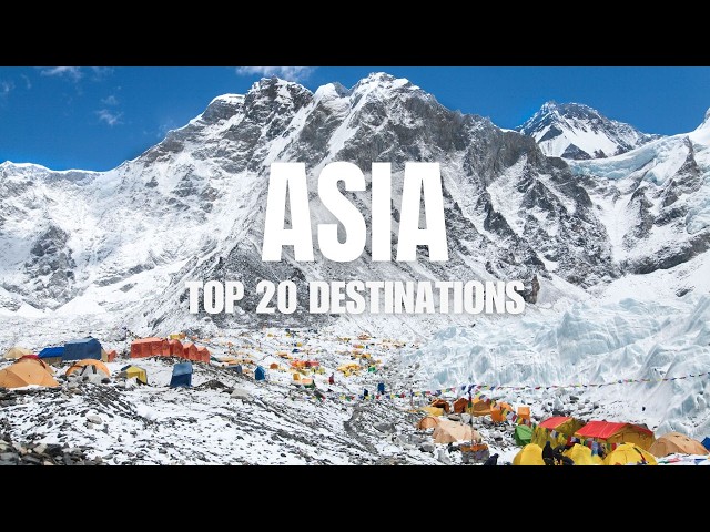 Top 20 MUST Visit Travel Destinations in Asia | Travel Video