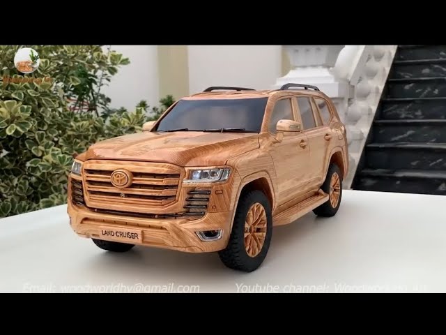 Wooden car art || tech video (ASMR ) #asmr #woodenwork #builder 