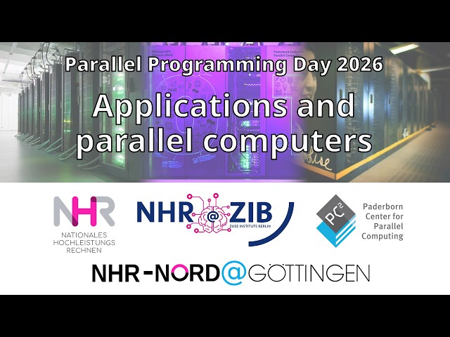 PPD 2026 (1/5) - Applications and parallel computers