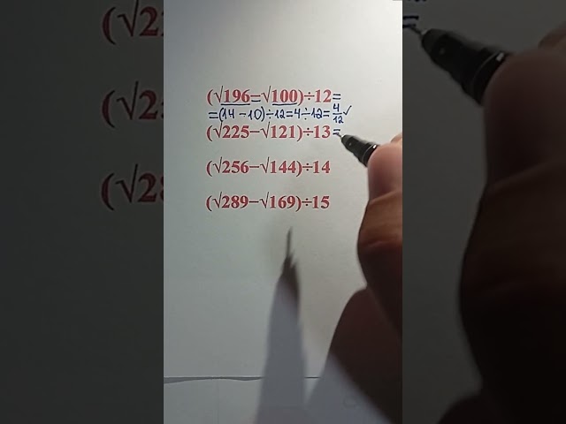 How to Solve Square Roots and Perform Operations | Easy Math Lesson #maths #mathematica #mathstricks