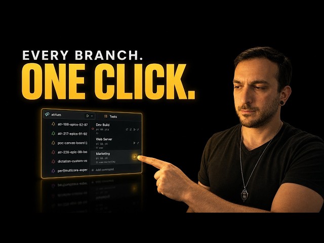 One-Click Dev Servers for Every Git Worktree — atrium