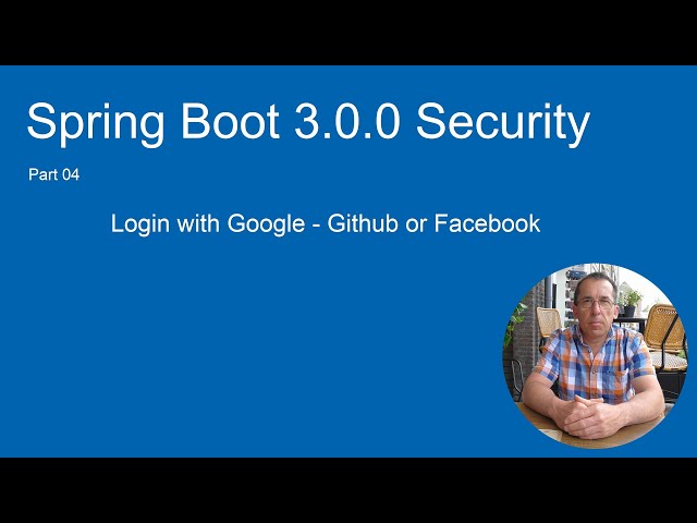 Spring Boot 3.0.0 Security (part 04) Single-Sign On