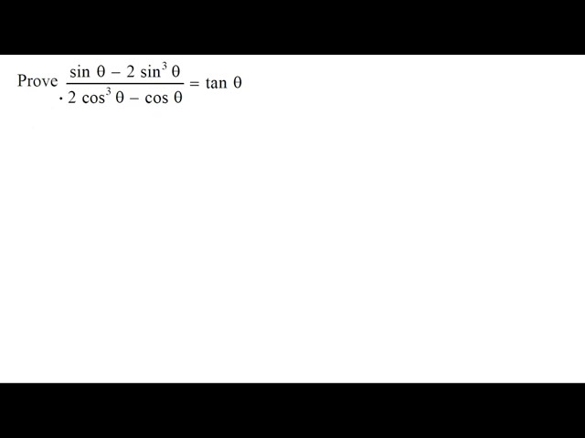Trigonometric Identities | BQ08 | Class 10th [Hindi]