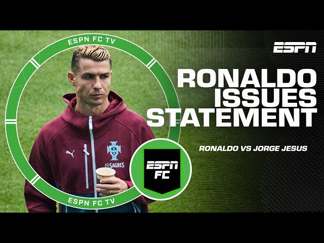 ‘HE’S HOLDING PORTUGAL BACK!’ 😳🇵🇹 Ronaldo REPLIES to Jorge Jesus 👀 | ESPN FC
