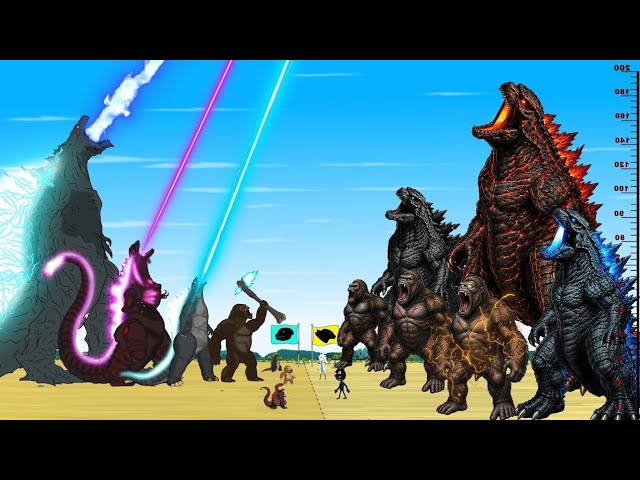 What If Evolution of Godzilla & Kong: Who Is Stronger After Evolution69