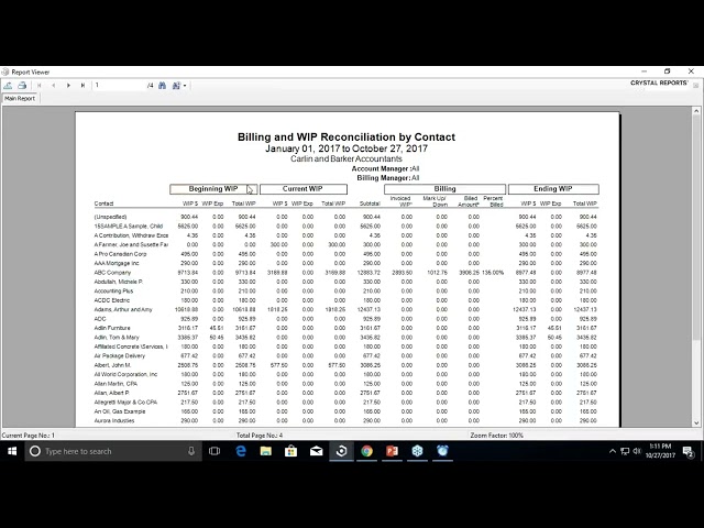 Go-To Billing Reports in OfficeTools
