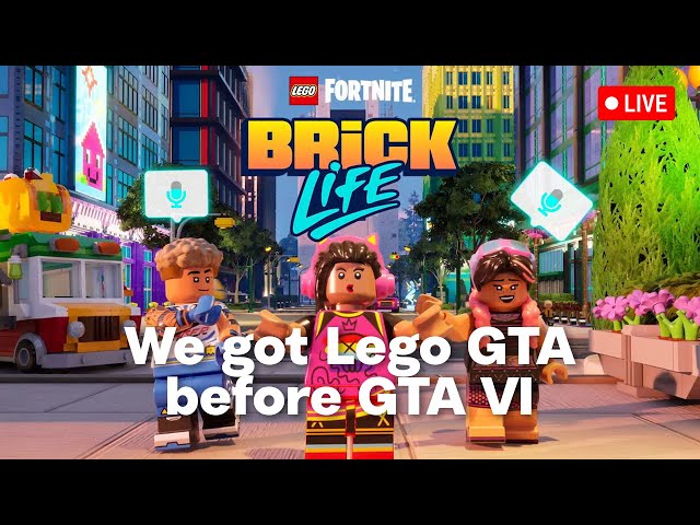 Trying out FORTNITE: LEGO BRICK LIFE #Voicemod #voicechanger
