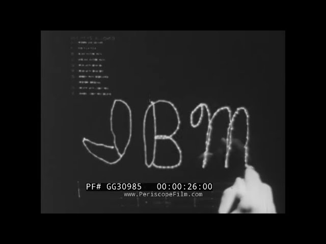 " GRAPHIC DATA PROCESSING SYSTEM "  1965 IBM SYSTEM/360 COMPUTER LECTURE & DEMONSTRATION  GG30985
