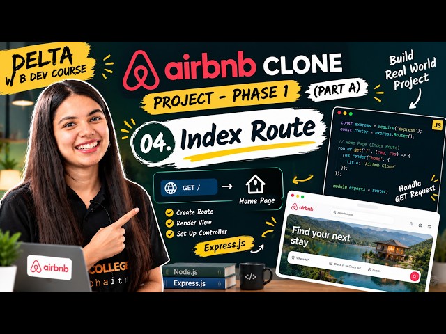 Home Page  Website | Index Route | Complete Web development | Major Project Phase1 | apna college js
