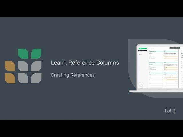 Creating Reference Columns