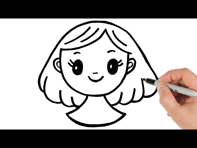 How to Draw a Girl Face  | Super Easy Step-by-Step Tutorial!
