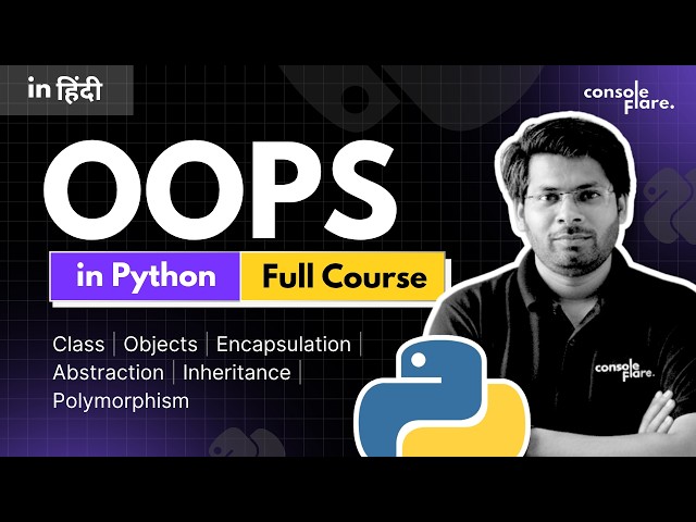 OOPs in Python | Full Course | in Hindi | #python #programming #program #datascience #dataanalytics