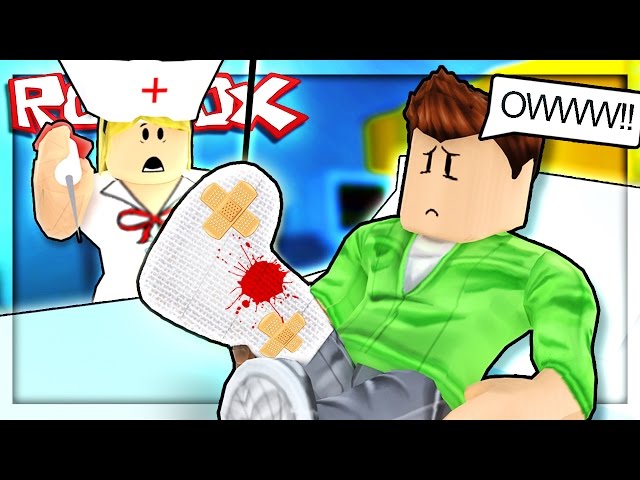 Roblox Adventures - I BROKE MY LEGS!? (Roblox Hospital)