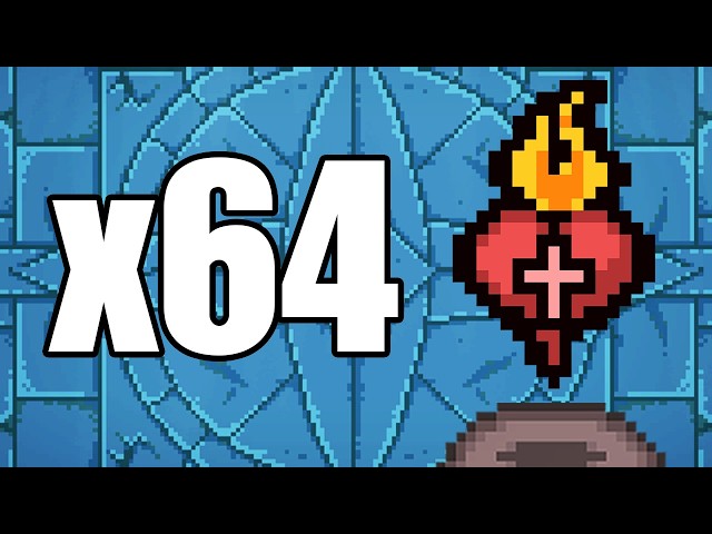 I Tried Giving Isaac 64 Sacred Hearts. It was a mistake.