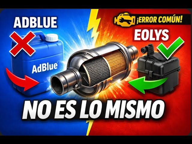 🚗💨 AdBlue SCR EOLYS and FAP or diesel particulate filter differences.  Don't make a mistake