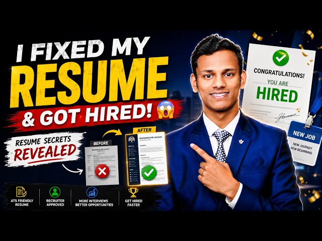 I Fixed My Resume & Got Hired! 😱 Resume Secrets Revealed