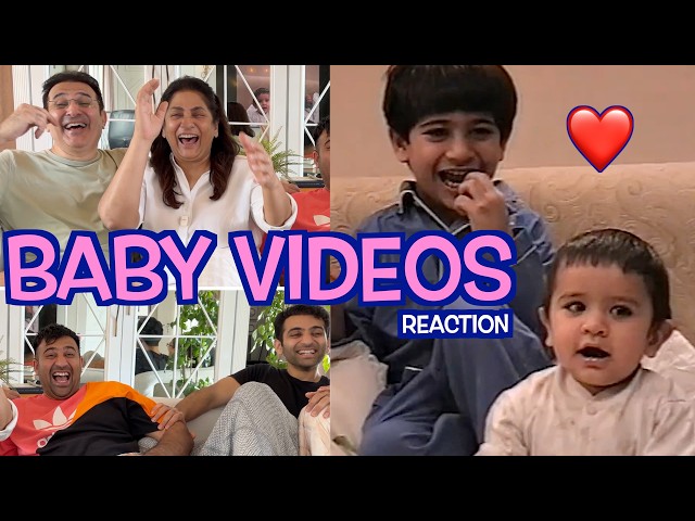 MY BABY VIDEOS REACTION WITH FAM ❤️ - S3E177