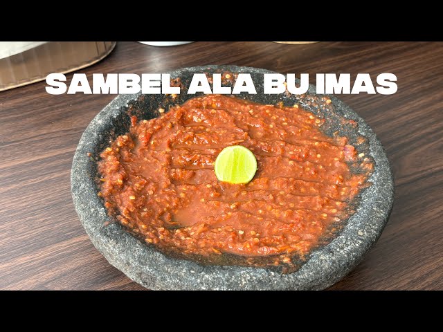 SAMBEL BU IMAS | SAMBEL TERASI MERAH 