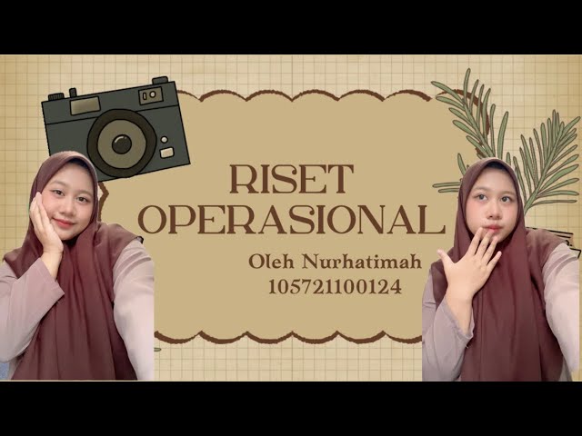 TUGAS RISET OPERASIONAL