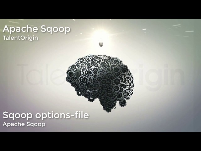 Apache Sqoop: Options File