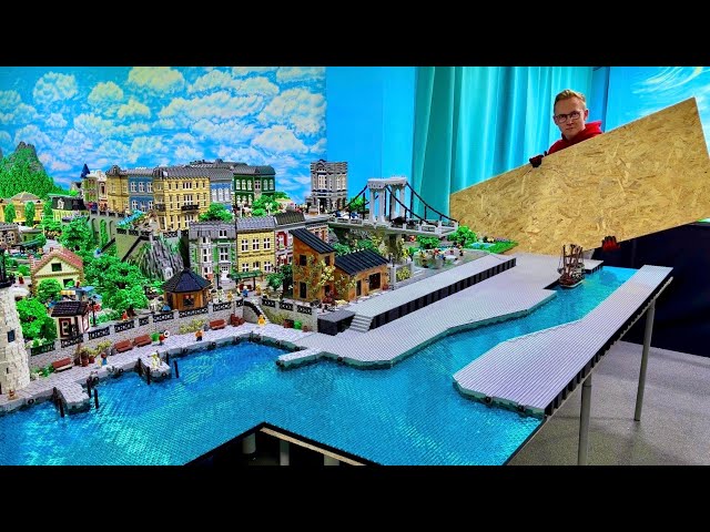 FINALLY Expanding My LEGO City: MASSIVE Bridge and Thousands of Bricks...
