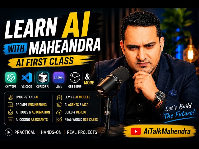 Start Your AI Journey |  ChatGPT, VS Code, Cursor AI & Mor @Aitalkmahendra