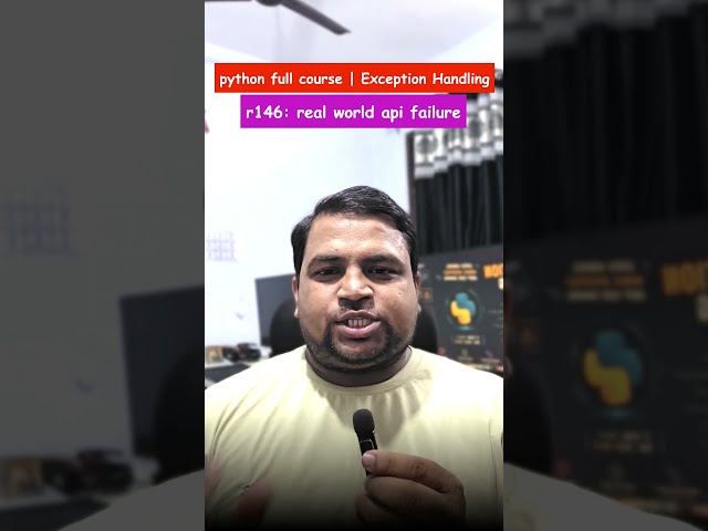 Python Full Course 146/150: Handling Real-World API Failures in Python #python #tutorials #coding...