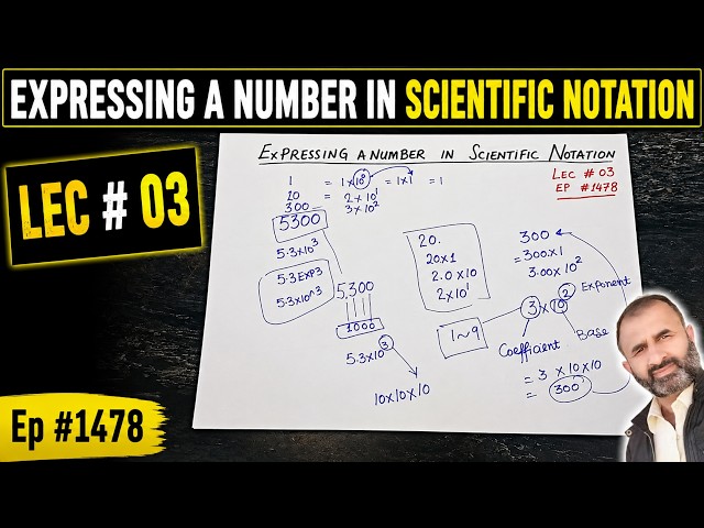 How to Write Numbers in Scientific Notation | Easy Explanation with Examples | Ep #1478