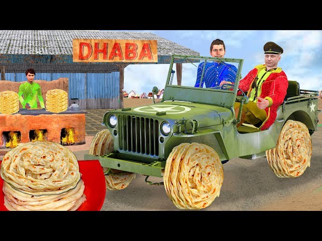 जादुई पराठा टायर Magical Paratha Jeep Tyre Comedy Video   Hindi  Comedy Video
