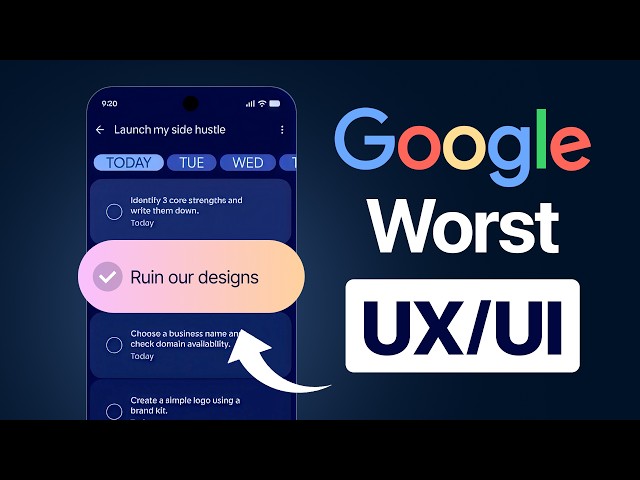 Google Design is Trending For The Worst UX/UI Ever!